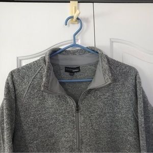 SUNICE Women’s Half zip Heather Gray Stormpack Fleece Long Sleeve  Size …